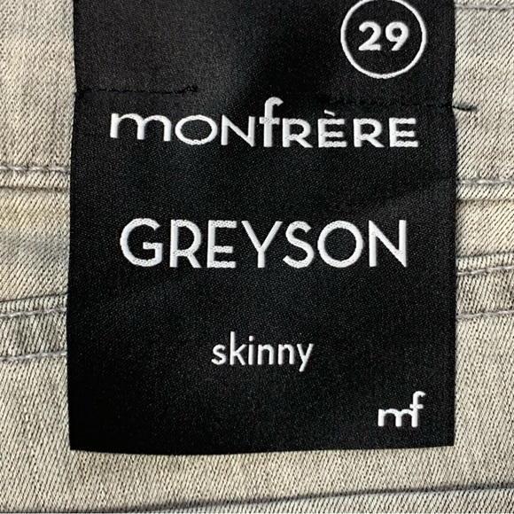Monfrere Greyson Skinny Jeans in Grey - Picture 13 of 13